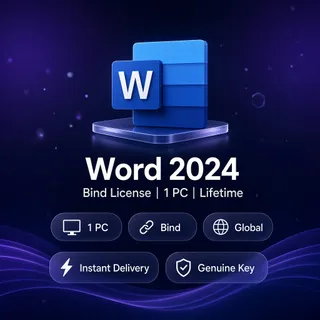 Word 2024 — Lifetime Bind License — 1 PC — Global