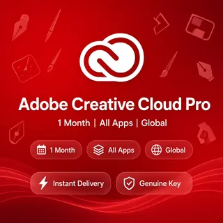Adobe Creative Cloud Pro — 1 Month — Activation Key — Global