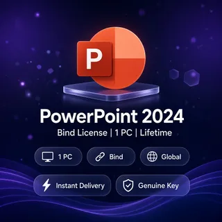 PowerPoint 2024 — Lifetime Bind License — 1 PC — Global