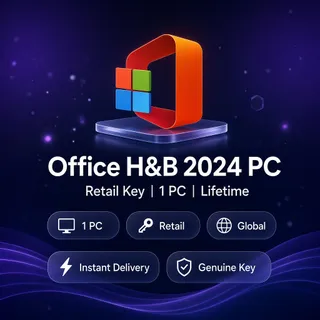 Office H&B 2024 PC — Lifetime Retail Key — 1 PC — Global