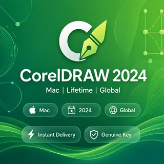 CorelDRAW Graphics Suite 2024 — Lifetime Key — Mac — Global