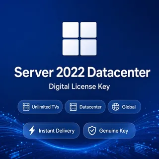 Windows Server 2022 Datacenter — Lifetime Digital License — Global