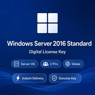Windows Server 2016 Standard — Lifetime Digital License — Global