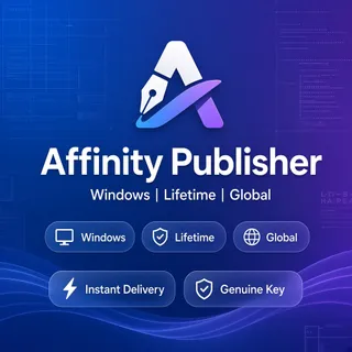 Affinity Publisher — Lifetime License — Windows — Global