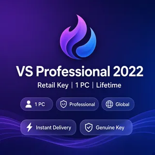 Visual Studio Professional 2022 — Lifetime Retail Key — 1 PC — Global