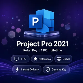 Project Pro 2021 — Lifetime Retail Key — 1 PC — Global