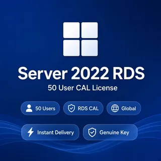 Windows Server 2022 RDS 50 User CAL — Digital License — Global