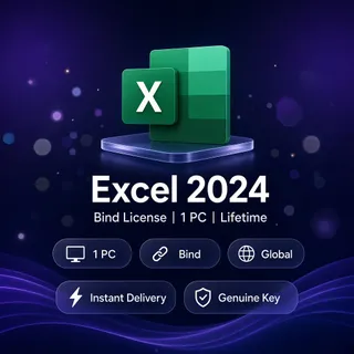 Excel 2024 — Lifetime Bind License — 1 PC — Global