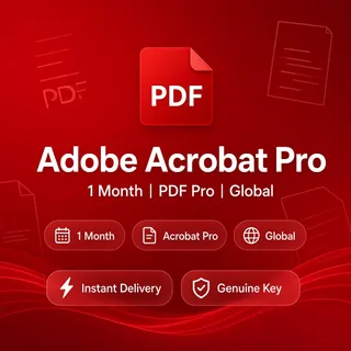 Adobe Acrobat Pro — 1 Month — Activation Key — Global