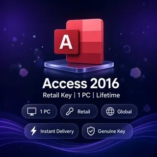Access 2016 — Lifetime Retail Key — 1 PC — Global