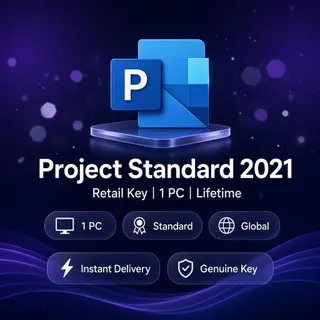 Project Standard 2021 — Lifetime Retail Key — 1 PC — Global