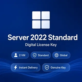 Windows Server 2022 Standard — Lifetime Digital License — Global