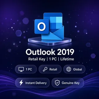 Outlook 2019 — Lifetime Retail Key — 1 PC — Global