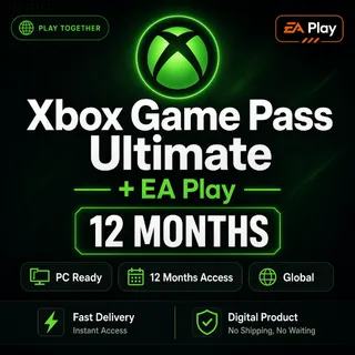 Xbox Game Pass Ultimate + EA Play — 12 Months — PC — Global
