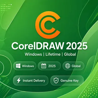 CorelDRAW Graphics Suite 2025 — Lifetime Key — Windows — Global