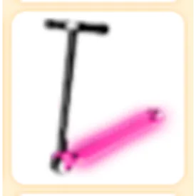 Neon Pink Scooter