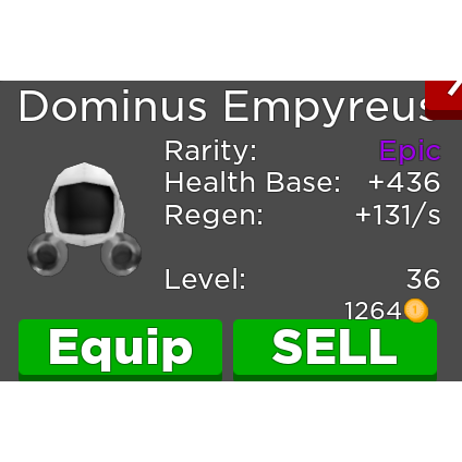 Roblox Buying Dominus Empyreus