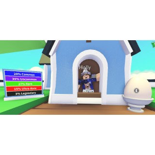 Pet Egg Adopt Me Roblox Adopt Me 2x Unhatched Pet Egg In Game Items Gameflip