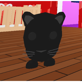 Adopt Me Black Panther Fully Grown In Game Items Gameflip - roblox adopt me pets pink cat