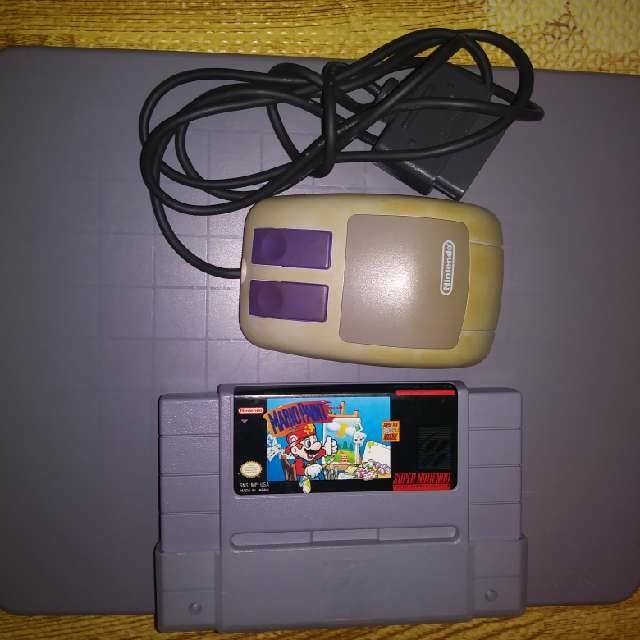 Mario Paint Mouse and Pad Bundle Super NES Games (Good) Gameflip