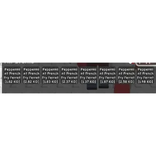 8x Peppermint French Fry Ferret