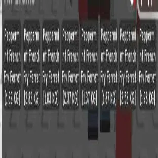 8x Peppermint French Fry Ferret