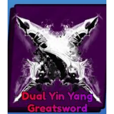 DUAL YIN YANG GREATSWORD