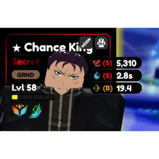 Chance King EVO GOOD Trait And Stat