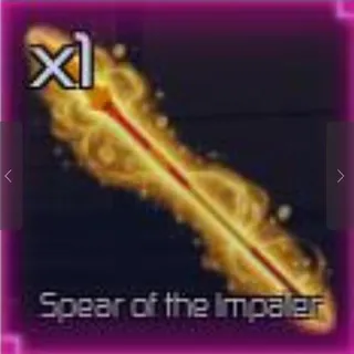 Spear of the impaler jujutsu infinite