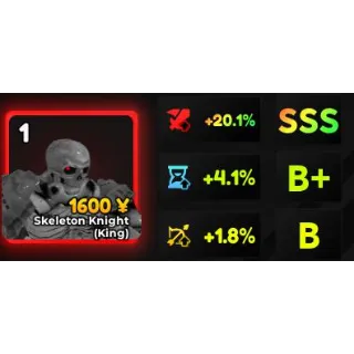 SKELETON KNIGHT STAT SSS DMG AA