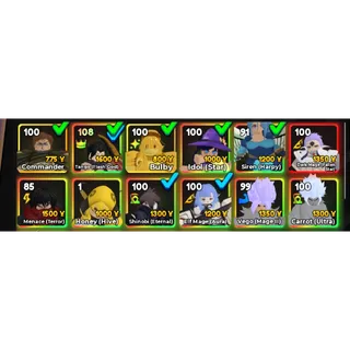 Anime Adventures Game Account 1 unique 