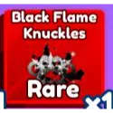 black flame knuckles baddies
