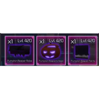 PUMPkin reaper set Jujutsu Infinite