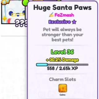 PS99 - Huge Santa Paws
