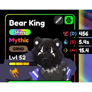 SHINY BEAR KING GOOD STAT AD