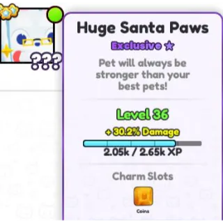 PS99 - Huge Santa Paws