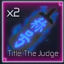 The Judge Title | Jujutsu Infinite