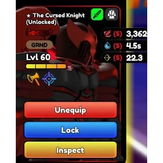 The Cursed Knight EVO FULL SSS Stat