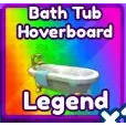 bath tub hoverboard baddies