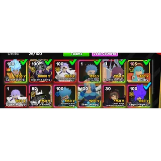 Anime Adventures Game Account 1 Unique 