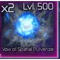 Vow of Spatial Pulverize - Jujutsu infinite