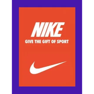 Nike Gift Card 100 USD ⚡Instant delivery⚡