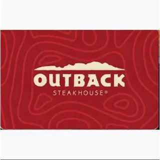 $100 USD Outback Steakhouse ⚡Instant delivery⚡
