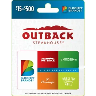  Bloomin' Brands Gift Card 50 USD⚡Instant delivery⚡
