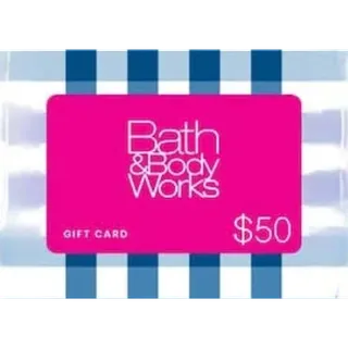 $50 USD Bath & Body Works⚡Instant delivery⚡