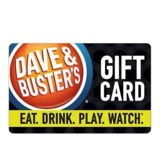 $50 USD Dave & Buster's Gift Card ⚡Instant delivery⚡