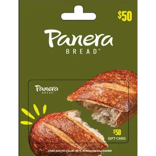 Panera Bread Gift Card 50 USD ⚡Instant delivery⚡