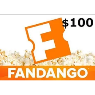 Fandango 100 USD Gift Card ⚡Instant delivery⚡