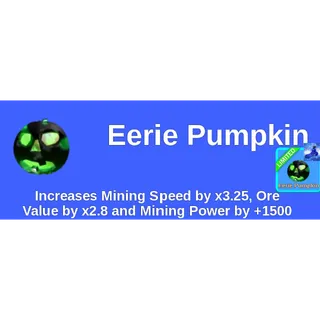 Eerie Pumpkin Hat (Mining Simulator RBX)