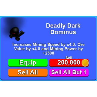 Other 3 Deadly Dark Dominus In Game Items Gameflip